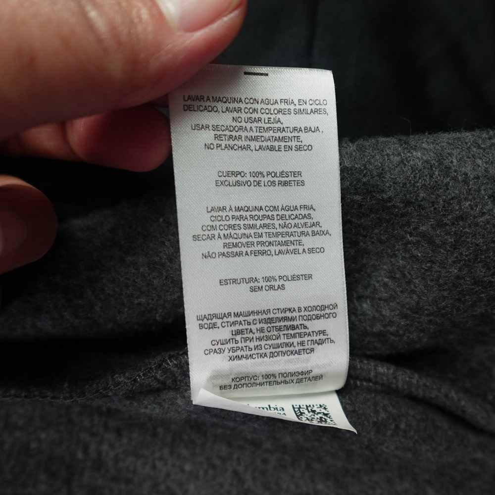 Columbia Jacket Womens XL Gray Outdoor Full Zip Hoodie Fleece - Picture 11 of 14